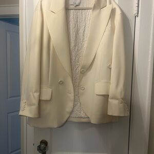 Tibi Off-White Women's Blazer